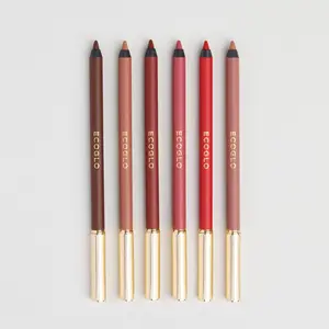 Eco Barrel Lip Definer - Creamy Transfer-Resistant Formula with Shea Butter & Jojoba Oil - Up to 9 Hours Comfortable Wear - Buildable Finish Brush Eyeliner