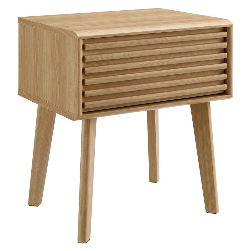 Modway Render End Table in Oak