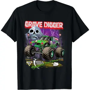 Grave Digger Shovel Sharp T-Shirt  Graphic tees