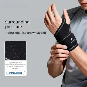 MAILEREST Unisex Youth Breathable Fabric Wrist Guard - Adjustable Wrap for Anti-Sprain, Tendon Sheath Support, Fixed Compression Joint Coverage in Tennis Sports