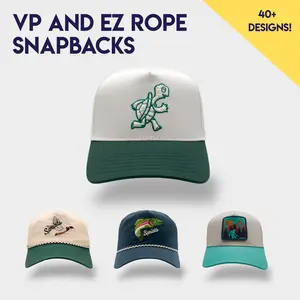 VP & EZ Rope Snapback Hats, Sports Cap, Trucker Hat, Adjustable Hat, Cool Hat, Fitted Hats, Cap, Baseball Cap, Unisex Hat, Trendy Hat, Vintage Hat