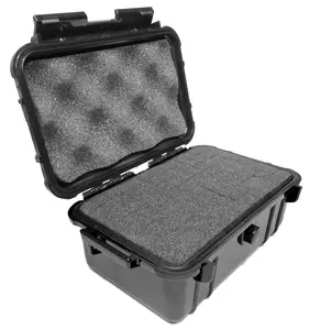 Waterproof Hard Travel Case 8" with Silicone Liner & Customizable Foam - Fits Devices up to 6.25" x 3.37" x 2.25" - Crushproof Impact-Resistant Design