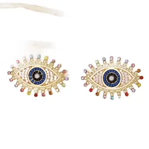 Evil eye earrings