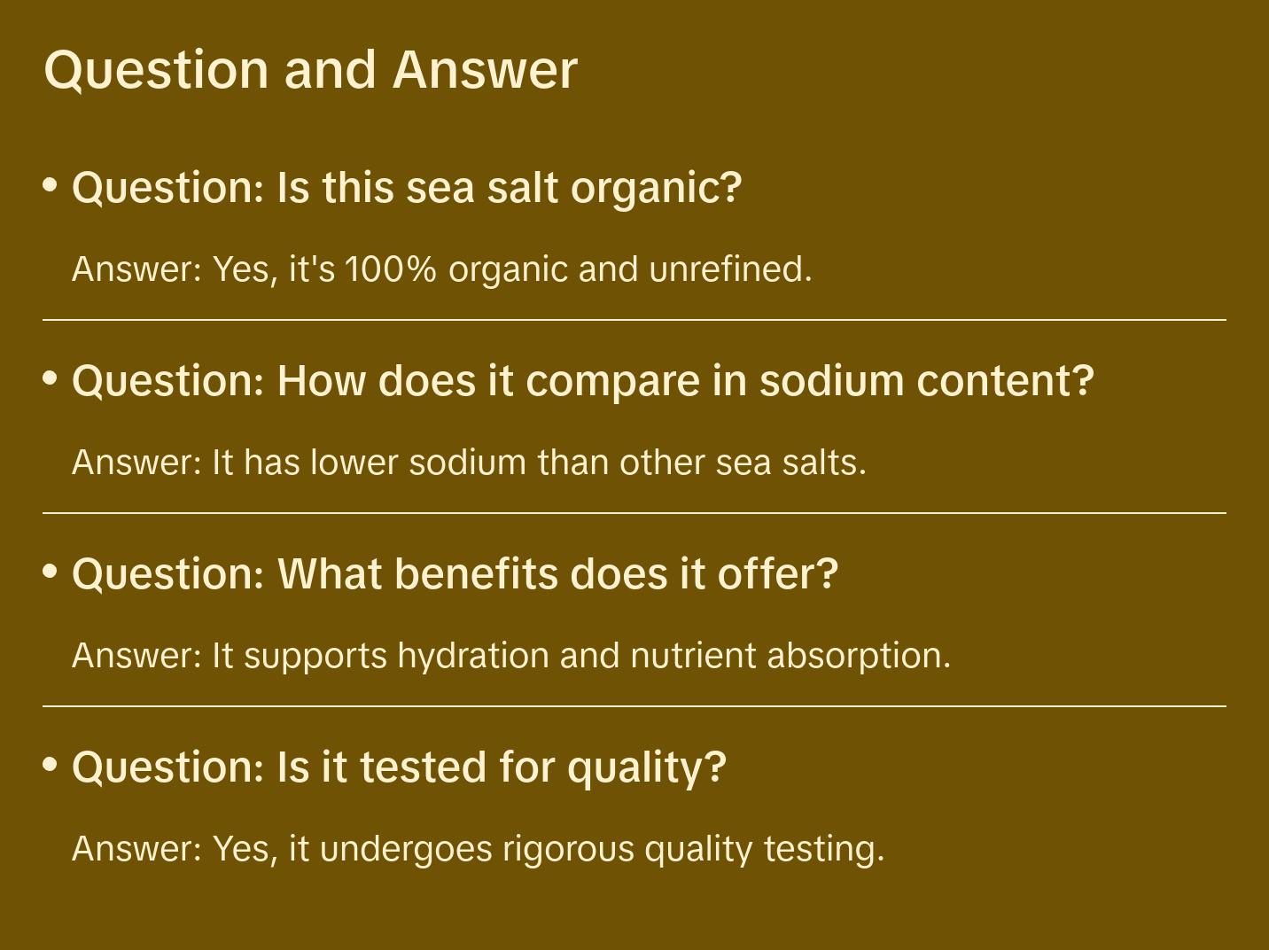 Baja Coastal Baja Mineral Sea Salt - 100% Organic & Unrefined 16oz Rich in Essential Minerals Low Sodium Hand Harvested Crystals from the Sea of Cortez Natural Grain - Flavor