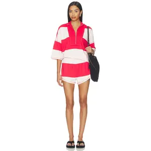 Free People x FP Movement Retro Rugby Set in Grapefruit Combo