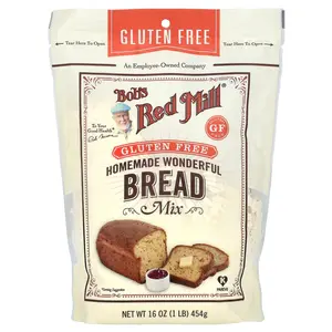 Bob's Red Mill Homemade Wonderful Bread Mix, Gluten Free, 16 oz (454 g) Bob's Red Mill Homemade Wonderful Bread Mix, Gluten Free, 16 oz (454 g)