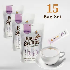 Pocket Pours Lavender Coffee Syrup - 15 Bag Box