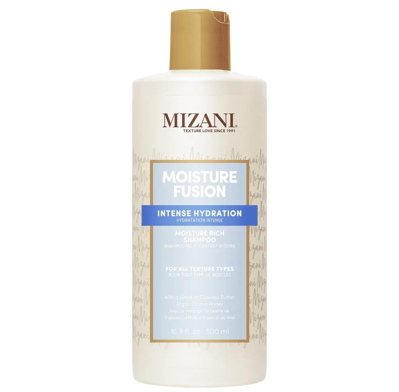 Moisture Fusion Hydrating Shampoo & 1L Honey Conditioner, Haircare Product with Argan Oil - Natural Hair Detangling Aid for Oil-Balanced, Moisturized Hair
