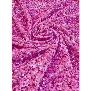 Pink Sequin on Velvet Pink Sequin on Velvet