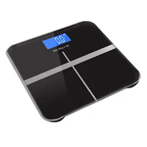 Bathroom Scale, Batteries Included, Scale Body Weight, Weight Scale, Bathroom Scales for Weight, Digital Scales for Body Weight (Black) Visit the iHome Store