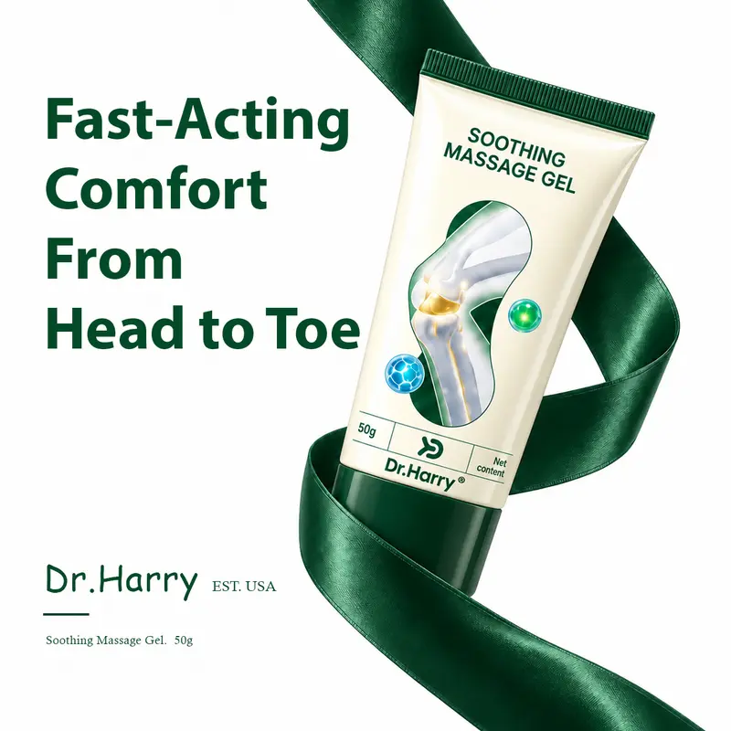 DR.HARRY 02 Soothing Water-Based Facial Massage Gel - 50ml Beauty & Personal Care Product with Arnica, Turmeric Root Oil, Vitamin E for Summer Use, Facial Care Essential