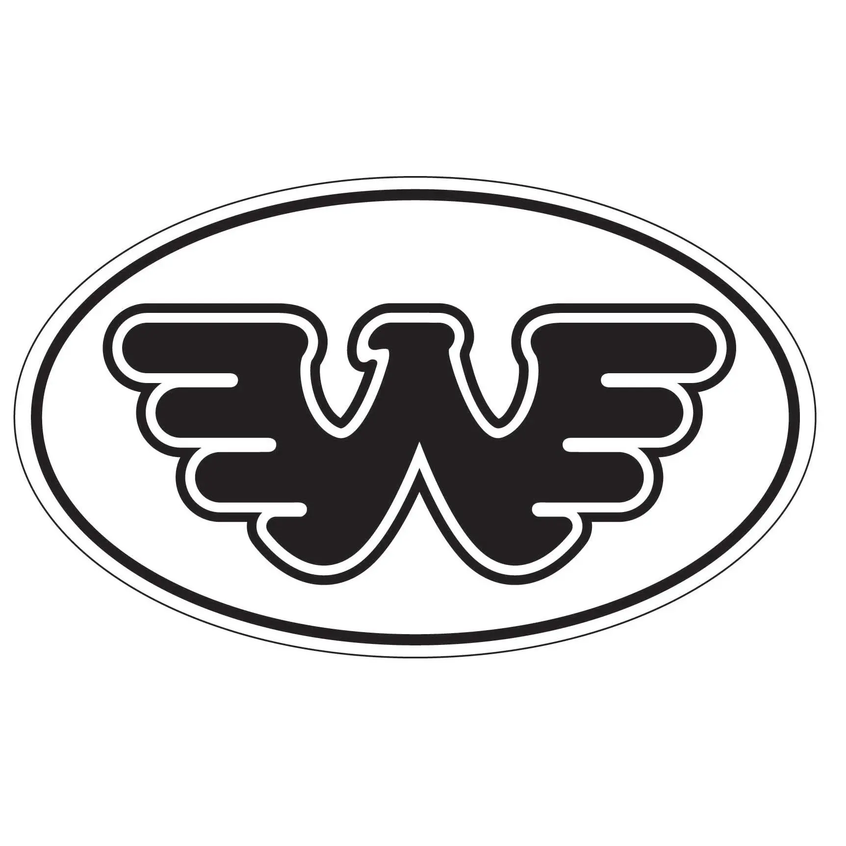 Flying W Sticker