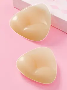 Thick Silicone Bra Insert Pads for Small Busts, Enhance Chest Size, Comfortable Bikini Triangle Cushion, Detachable Chest Pad, All Season Use