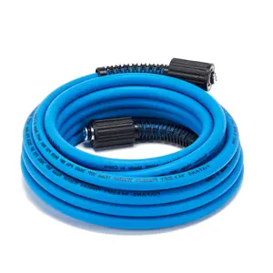 Pressure Washer Hose – 1/4" X 25 FT High Power Washer Extension Hose – Kink & Wear Resistant High Pressure Hose for Replacement – Compatible with M22 Fittings – 3600PSI
