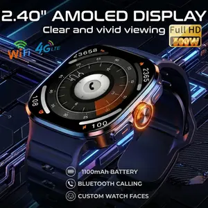 M99 4G Android Smart Watch, 2.16'' AMOLED Screen, 3GB+32GB, Bluetooth Calling, GPS, NFC, 1100mAh Battery