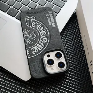 Couples Gifts Fashion Cross Pattern Phone Case Suitable for iPhone 17 16e 16 15 14 13 12 11 Pro Max Air X XR XSMAX 8 7 Plus Anti vibration Soft Back Cover Accessories