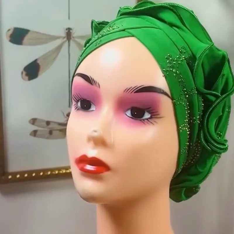 Ruffled Stones Turban Headband, Fashion Hair Accessory for Women