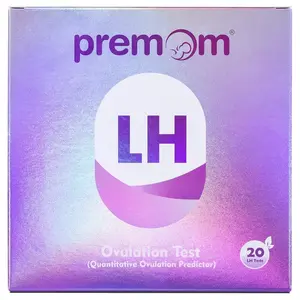 Premom Quantitative Ovulation Test Strips, 20 LH Test, Ovulation Predictor Kit with Smart Digital Ovulation Reader APP, Numerical Ovulation Tests