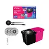 BOLDë Thunder Mop Double-Sided Stainless Steel Clean Water System Spin Mop (3-Refills)