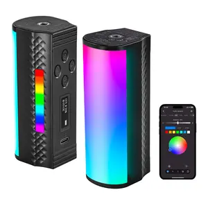 NEEWER TL97C Magnetic Handheld Light Wand with APP Control, 360° Full RGB Mini LED Video Light Stick with 2500mAh Battery, 2500K~8500K Dimmable CRI 97 with 17 Light Scenes for Photography Vlog TikTok, Parties & Studio, Perfect Gift for Birthday, summervib
