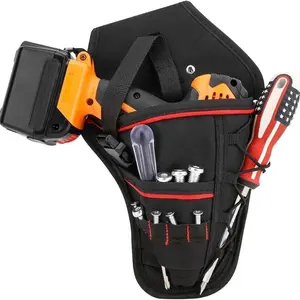 Electrician Tool Bag, Portable Tool Storage Bag with Belt, Convenient Tool Pockets, Durable Tool Organizer, Tool Storage Bag for Electrician, Repairman, Handyman