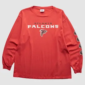 Atlanta Falcons NFL 2000s T-Shirt - Red - M