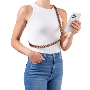 Tortoiseshell Chain Phone Crossbody