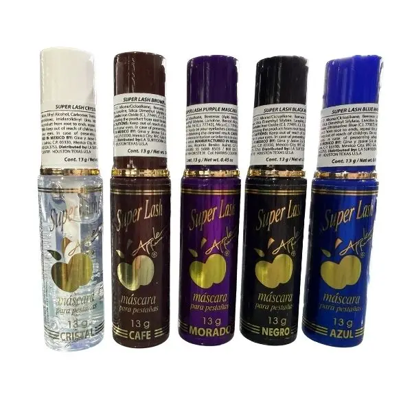 Super Lash by Apple Mascara 13g Original Mexican Iconic Mascara for Long Bold Lashes Enhances Dramatic Look Perfect for Everyday Use and Special Occasions