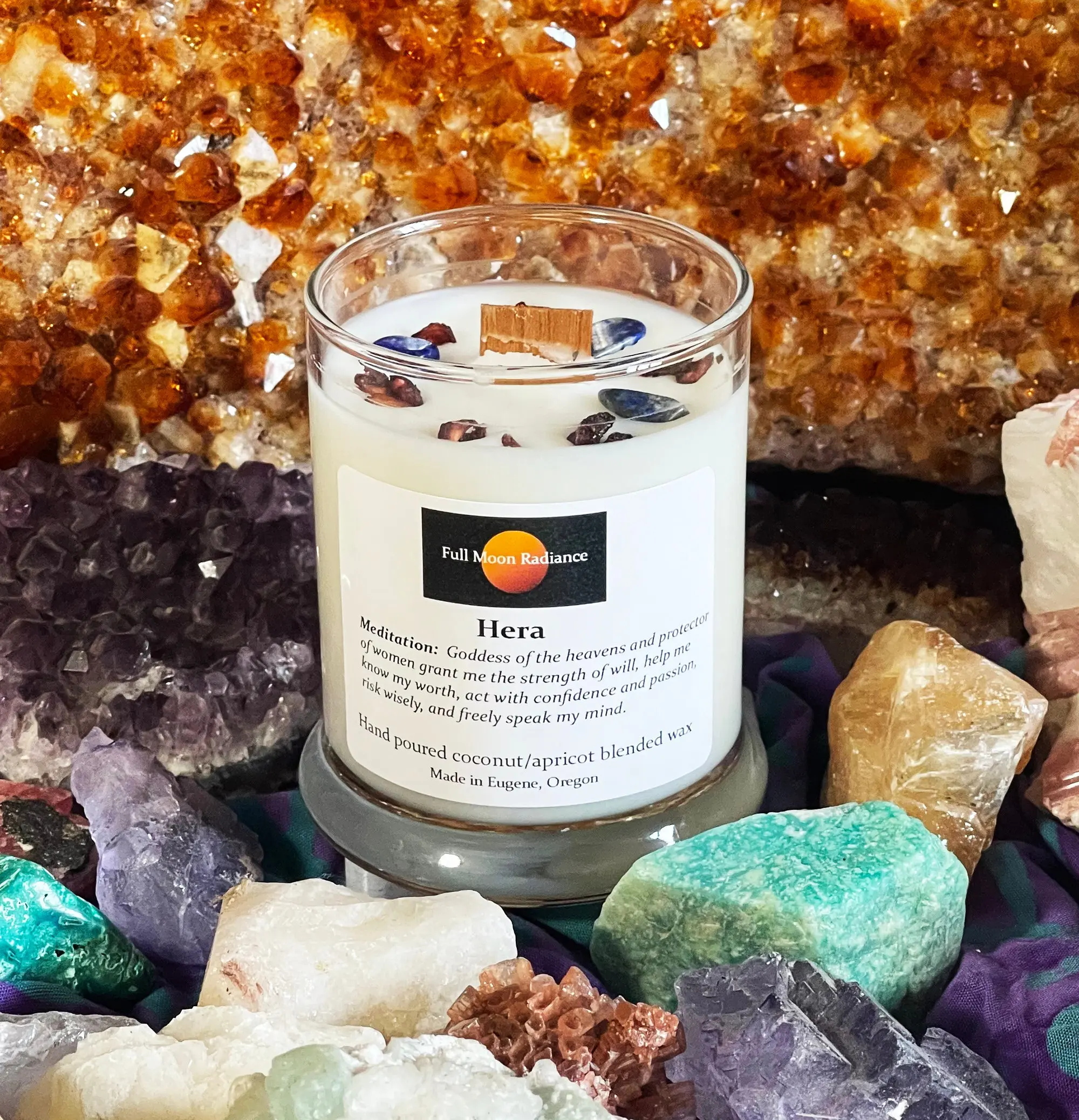 Hera Greek Goddess of Heaven and the Olympians Ritual Candle