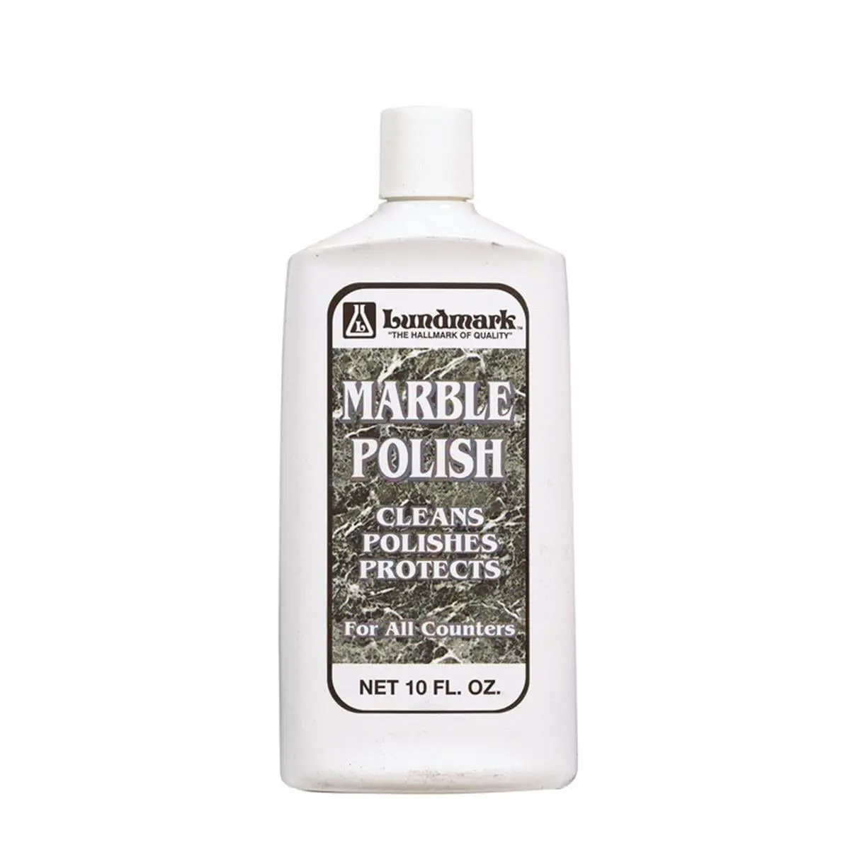 Lundmark 11693 Durable Liquid Marble Polish & Cleaner - 10 oz, Shine Enhancing, Protect and Brighten Stone Surface Countertops Home Supplies Household Cleaner