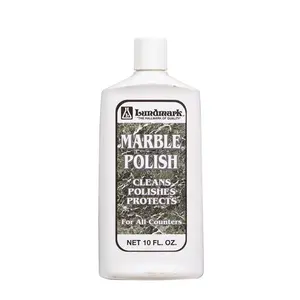 Lundmark 11693 10 oz Marble Polish & Cleaner, Bright Non-Bleach Formula, Gloss Enhancing Solution, Effective Polishing Agent, Bright Non-Bleach Polishes, Gloss Enhancing Polishes