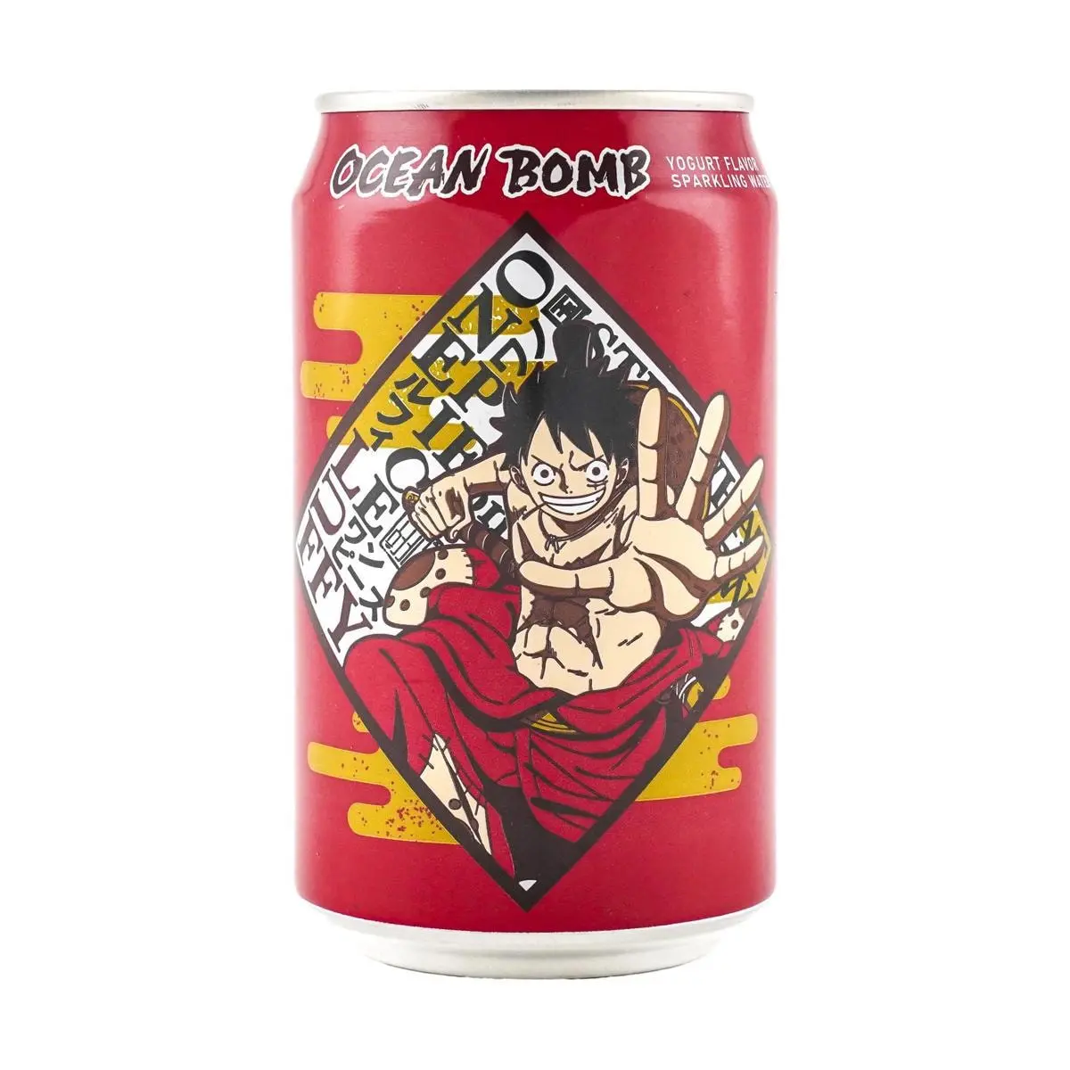 Ocean Bomb Taiwan x One Piece Collaboration Drink - Luffy / Nami / Zorro / Sanji, Sparkling Water, 330ml Cans