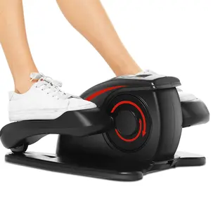 ANCHEER-Mini elliptical machine, electric pedal, monitor and remote control, leg exercise device for senior citizens in home office