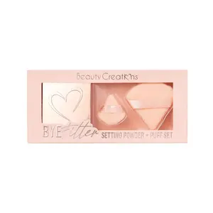 Bye Filter Pink Cloud Setting Powder + Puff Set Talc Free