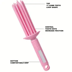 1pcs Round Curling Brush, Hair Styling Comb, Voluminous Curling Brush, Hairstyle Design Tool, Natural Voluminous Curls, Salon, Home, Personal Use