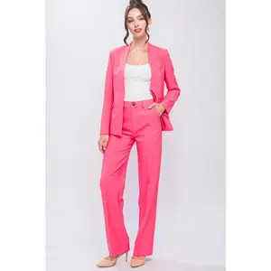 Love Tree Formal Straight Leg Blazer Pants