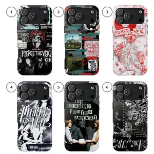 Pierce The Veil Phone Case for iPhone for Samsung, Phone Accessories, Cute Phone Case, Fashion Case, Perfect Gift for HerHim, Phone Case for iPhone, Creative Dual Layer Case