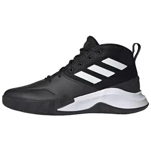 Adidas OwnTheGame Mid-Top Basketball Shoes for Men with Cloudfoam Midsole in Black and White Trending Shoes, House White Official Shoes to Get / Maison Mihara