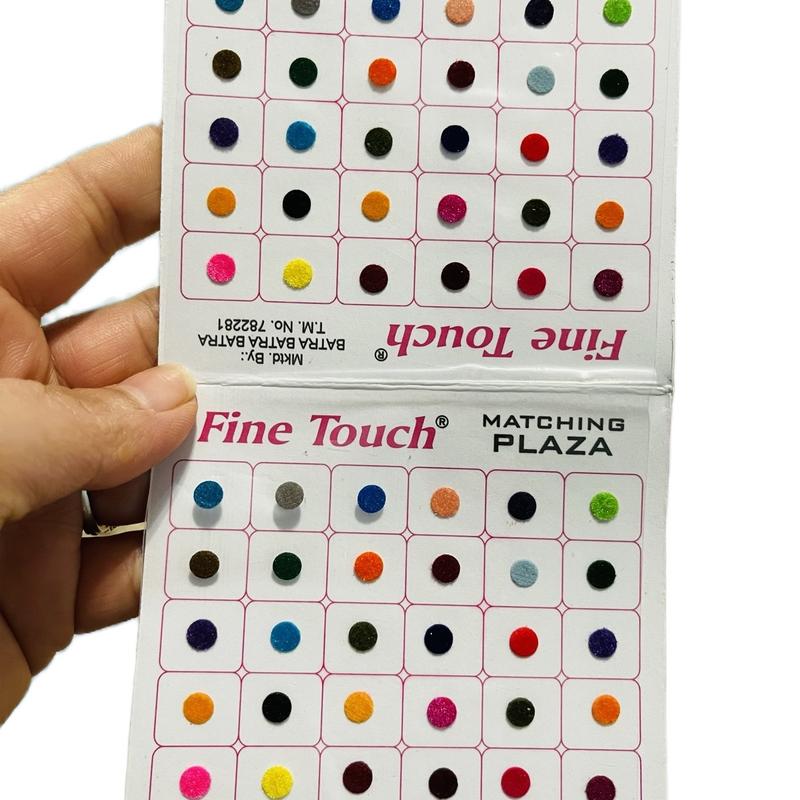 Beautiful multicolor velvet Tika / Bindi