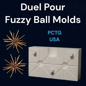 Fuzzy Ball Bait Mold Duel Pour