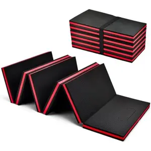 Foldable Garage Work Mat - EVA Foam Material Heat & Water Resistant, 6-Fold Compact Storage, Multi-Function Protection Mat - Auto Mechanic Repair/Camping Sleeping Pad/Hiking Rest Chair, Essential for DIY Enthusiasts, Camping Gear