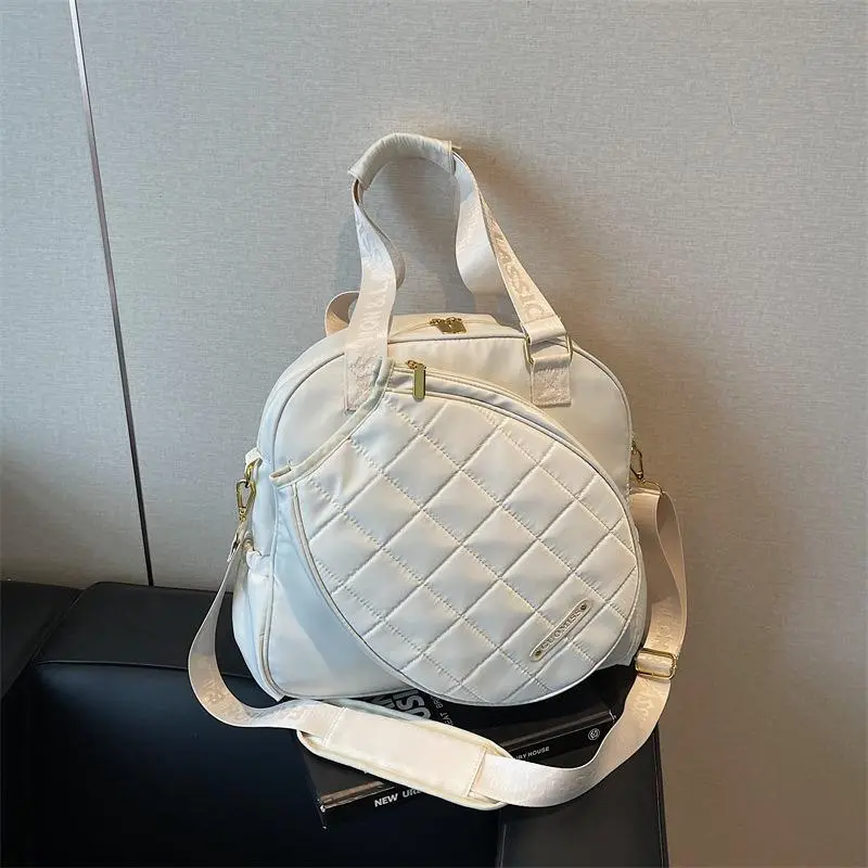 New badminton bag for women, high-value shoulder-shoulder cross-border portable sports large-capacity tennis bag
