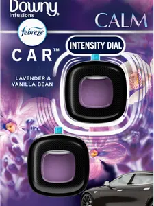 Car Vent Clip, Downy Calm Scent, 2 Count, 0.13 oz Total