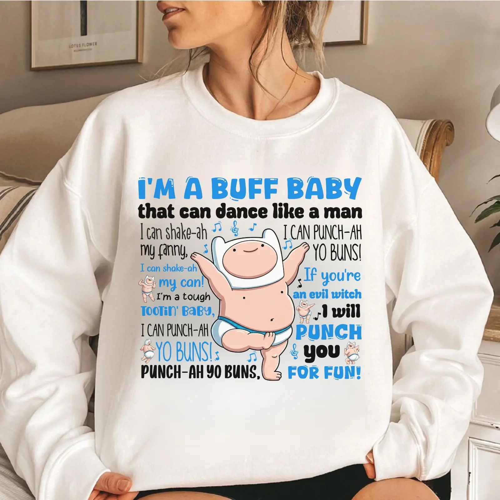 Vtg Cartoon Character Graphic Sweatshirt Hoodie, TShirt For Cartoon Fans