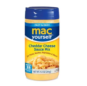 Mac Yourself Cheddar Cheese Sauce Mix – Rich & Creamy Cheese Powder for Macaroni, Nachos, Vegetables & More, 9.3 oz