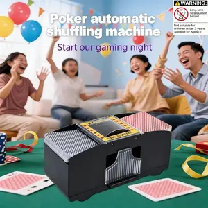 Portable Automatic Card Shuffler, Parent-Child Interaction Family Party Game Night Card Games, Suitable for Boys Girls Adults over 14, Birthday Gift