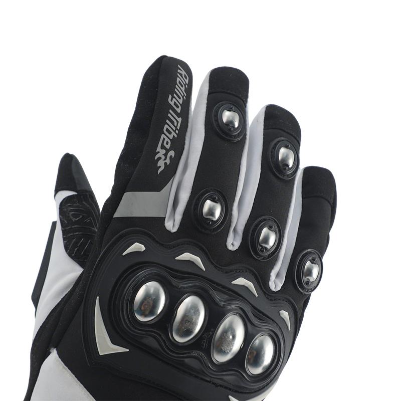 Winter Fleece Lined Motorcycle Riding Gloves for Men and Women, Windproof, Warm, Waterproof, Non-Slip, Touchscreen Compatible, Thickened Cold Proof Motorbike Gloves