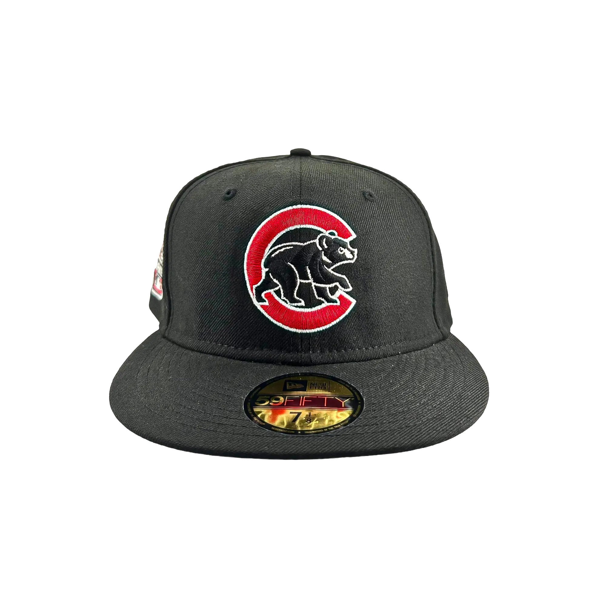 59FIFTY Chicago Cubs Fitted Hat "Pink Brim All Star Patch Black" NE1232