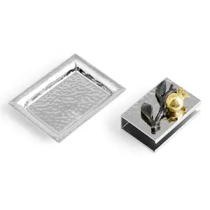 Pomegranate - Silver & Gold Matchbox Set
