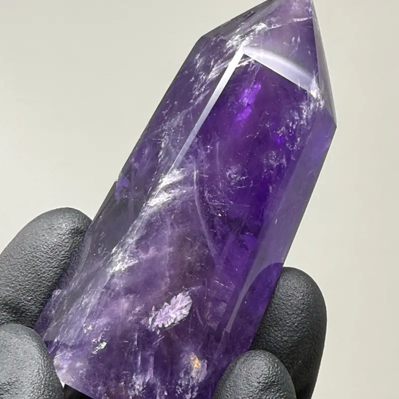 2.75” inch Amethyst Tower Specimen - Cut and Polished